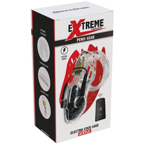 Electro Cock Cage - Kukbur För Elektrifierande Njutning