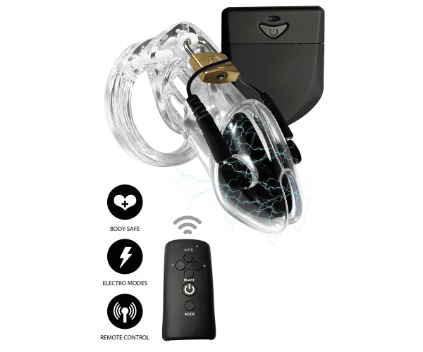 Electro Cock Cage - Kukbur För Elektrifierande Njutning