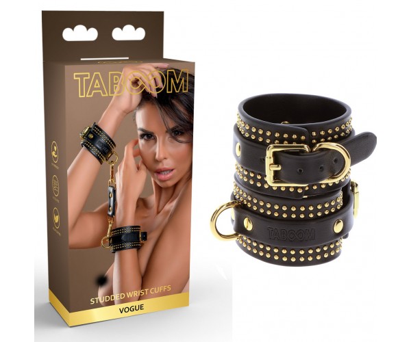 Taboom Studded Wrist Cuffs Set - Handbojor