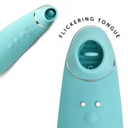Trinitii 3in1 Flickering Tongue Vibrator - Turkos