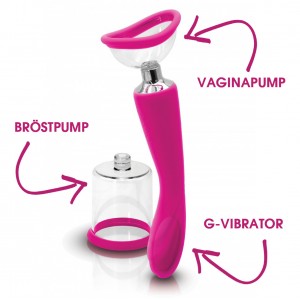 Inya Pump-N-Vibe - Vagina- & Bröstpump Med Vibrator