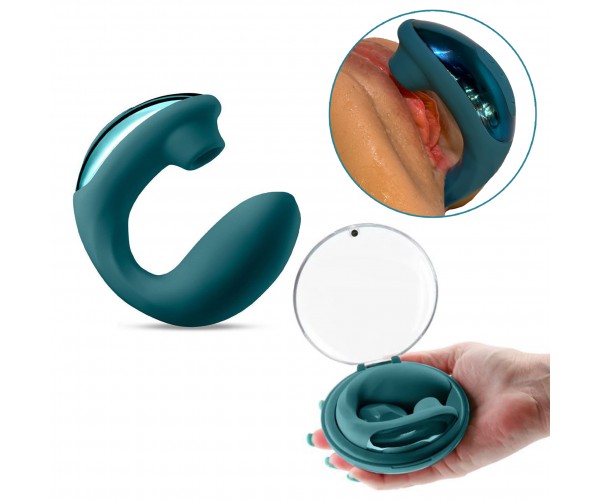 Euphoria 2-i-1 Lufttryck & Vibration - Smaragdgrön