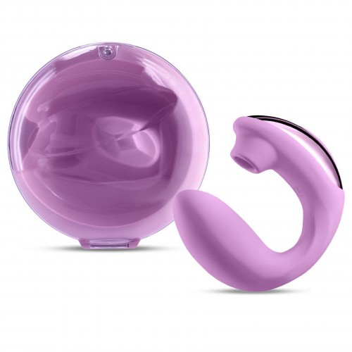 Euphoria 2-i-1 Lufttryck & Vibration - Pastellrosa