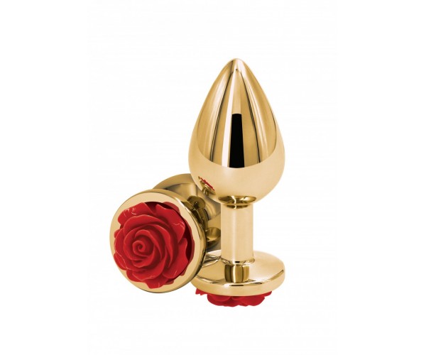 Golden Rose Buttplug - Medium