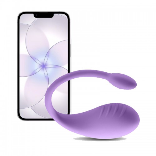 Inya Techno Rave appstyrt vibrerande ägg i len silikon med 10 funktioner – USB-laddningsbar insättbar vibrator för kegelträning och njutning