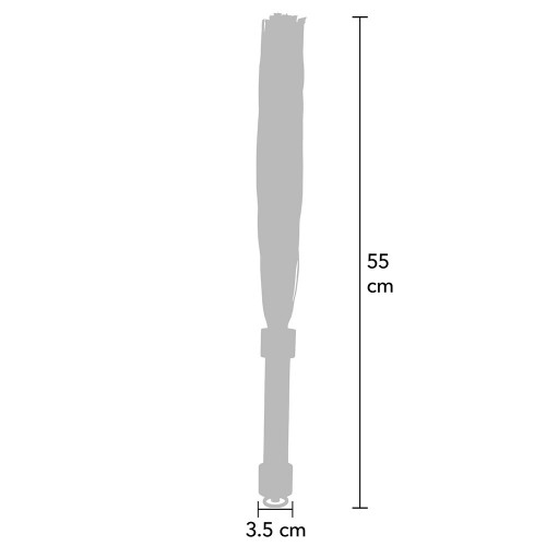 Genuine Leather Whip / Läderpiska 55cm