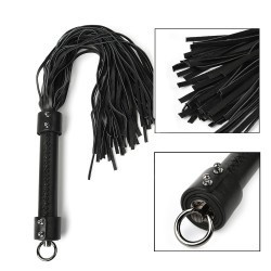 Genuine Leather Whip / Läderpiska 55cm