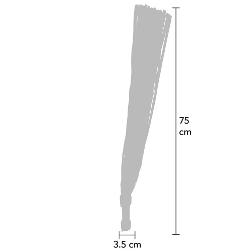 Genuine Leather Whip - Äkta Läderpiska 75cm 