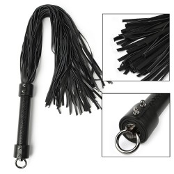 Genuine Leather Whip - Äkta Läderpiska 75cm 
