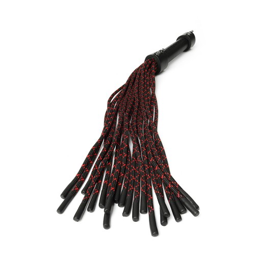 Genuine Leather Knot Flogger - Läderpiska 55cm