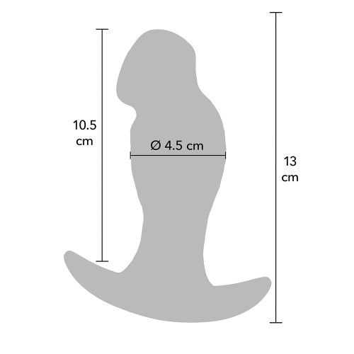 Inferno Realistic Liquid Silicone Plug - 13 cm