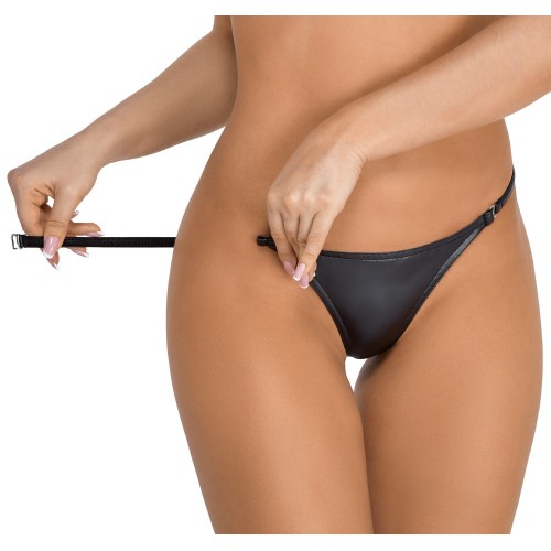 Noir Exclusive Wet Look G-String - S/M
