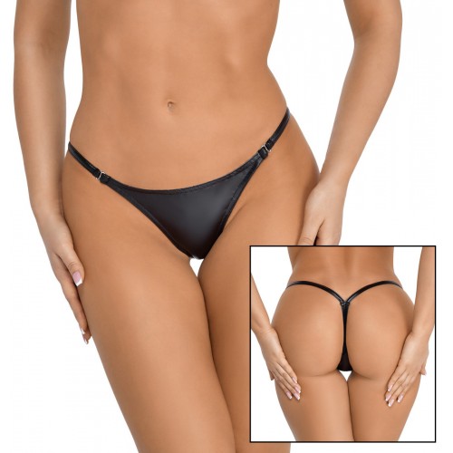 Noir Exclusive Wet Look G-String - S/M