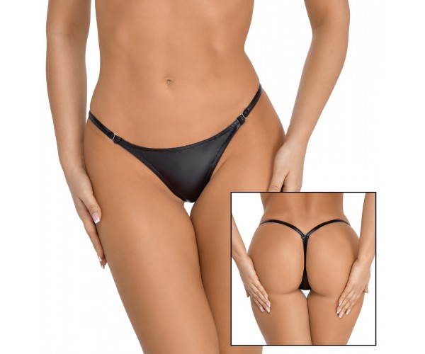 Noir Exclusive Wet Look G-String - S/M
