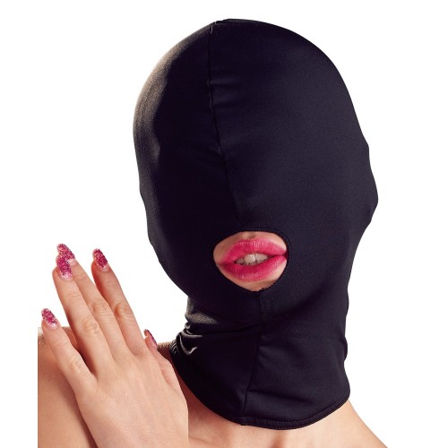 Bondage Hood Med Öppning För Mun - Svart