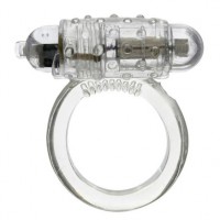 Vibrating Silicone CockRing - Klar