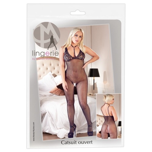 Catsuit - Spets & Halsband