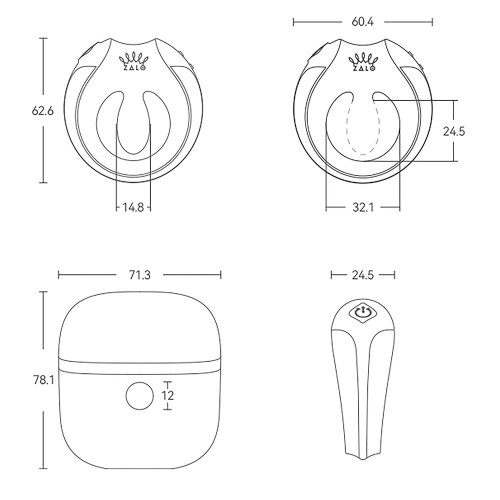 Apis Vibrating Couples Ring - Black
