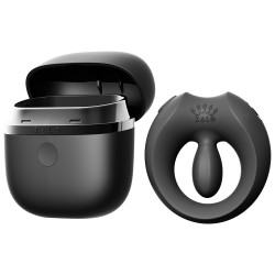 Apis Vibrating Couples Ring - Black