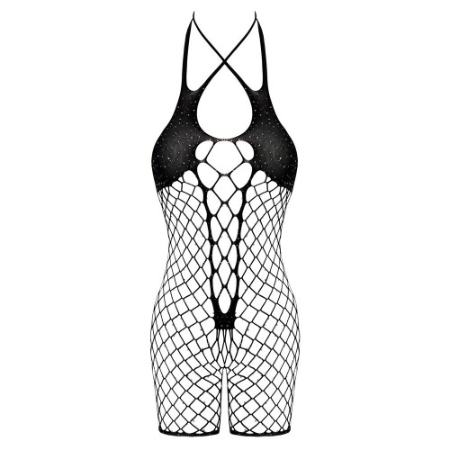 Rhinestone Criss-Cross Short Legs Body