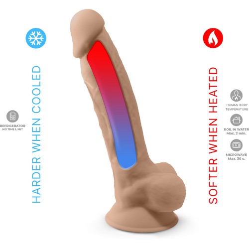 Silex-D Dual Density Dildo 20cm - Reagerar på värme/kyla