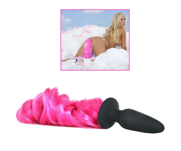 Unicorn Tail Buttplug Med Enhörningssvans