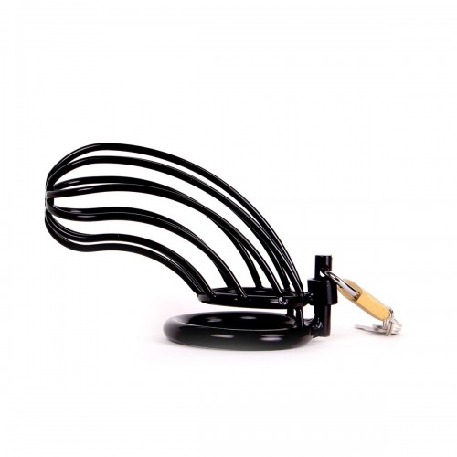 Chastity Metal Cage 12 cm - Svart Kyskhetsbur