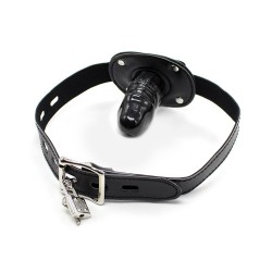 Penis Mouth Gag 6 cm - Justerbar Passform & Hänglås