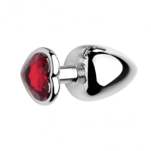 Intimate Anal Metal Jewelry Large - Rött Hjärta