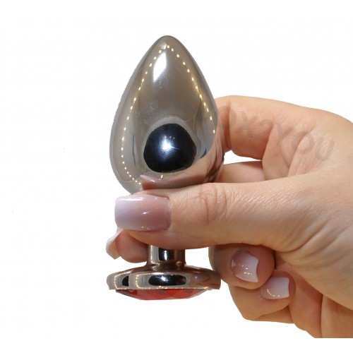 Intimate Anal Metal Jewelry Large - Rött Hjärta