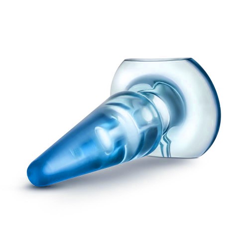 Vibrating Buttplug Blue - Med Bullet Vibrator