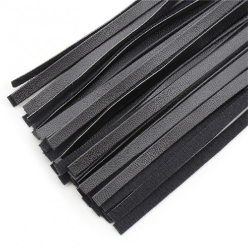 Bondage Satin Whip - Svart/Röd