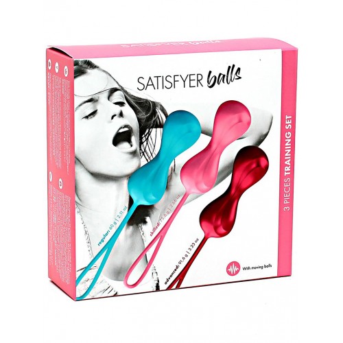 Satisfyer Balls Double - Moving Balls - 3 Pieces Training Set