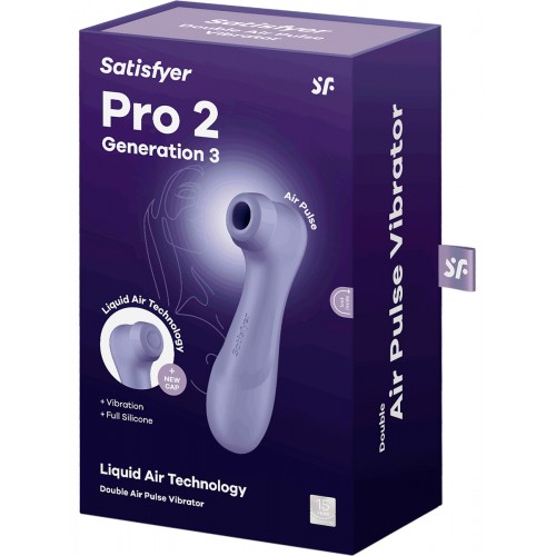 Satisfyer Pro 2 Generation 3 With Liquid Air - Lila