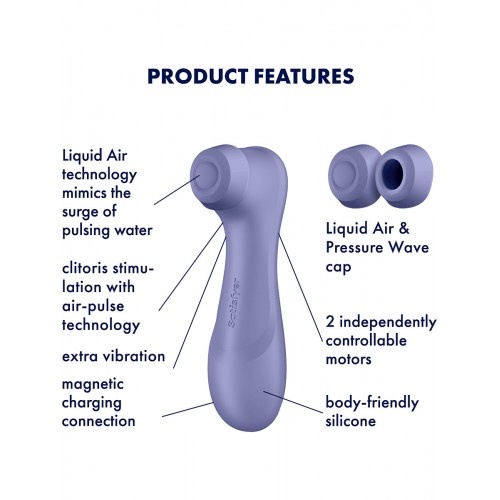 Satisfyer Pro 2 Generation 3 With Liquid Air - Lila