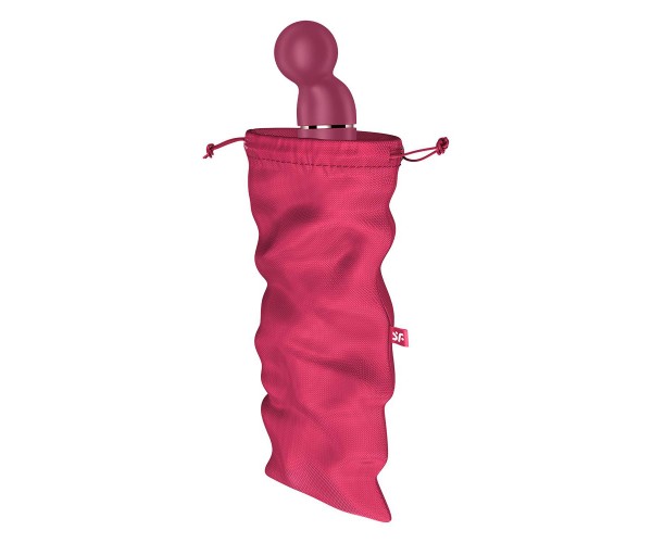 Satisfyer Treasure Toy Bag XL Pink – diskret förvaringspåse för stora sexleksaker i rosa