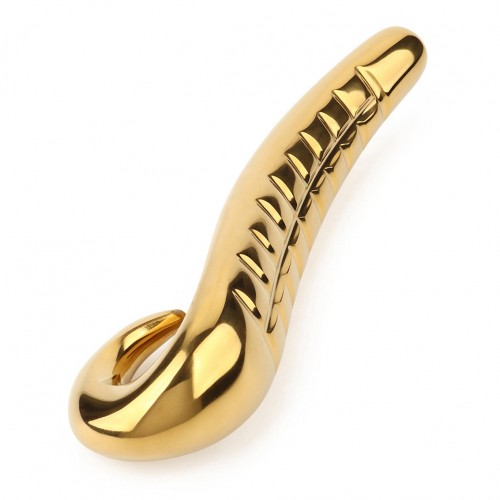Mr Steel Devils Tongue Dildo - Gold