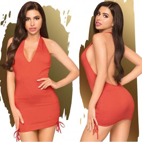 Penthouse - Earth-Shaker Dress Röd - M/L