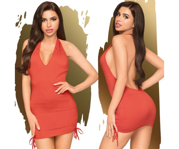 Penthouse - Earth-Shaker Dress Röd - M/L