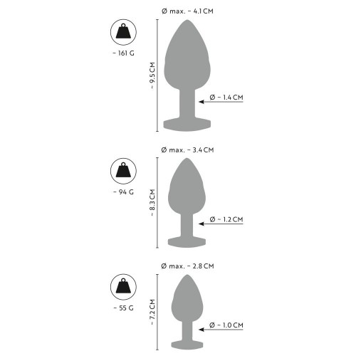 Anos - Metal Diamond Plug Set