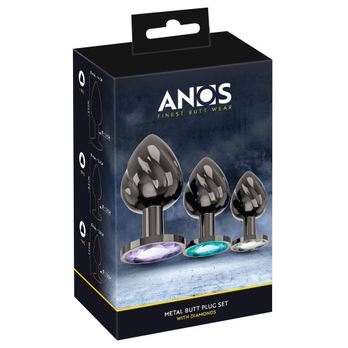 Anos - Metal Diamond Plug Set