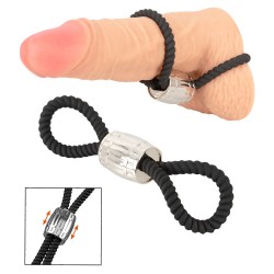 Heavy Rope Cock Strap Double Loop