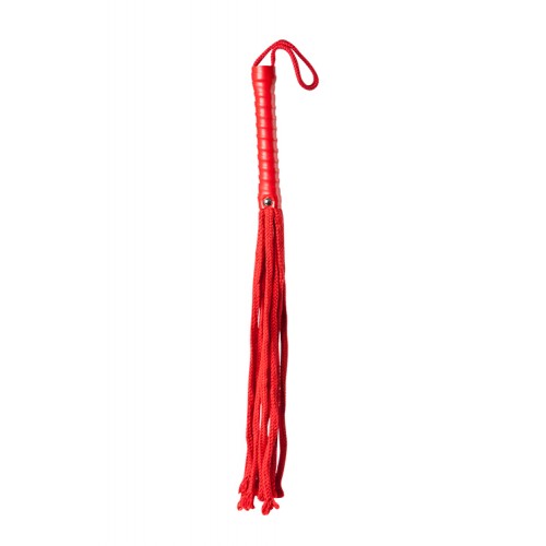 Cotton String Flogger - Röd piska 50cm Cotton String Flogger - Röd piska 50cm