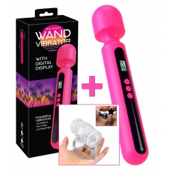 Pink Sunset Wand + Power Head Pleasure
