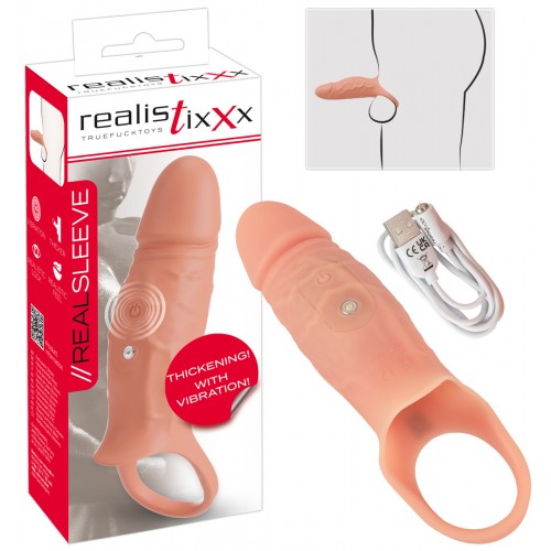 Realistixxx - Real Sleeve Close Vibrating Pleasure