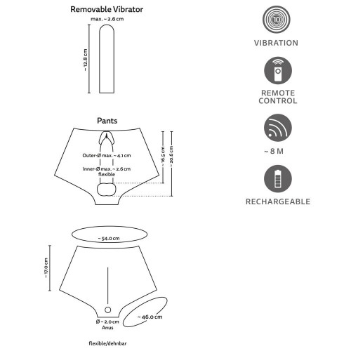 Ultra Realistic Vibrating Penis Shorts
