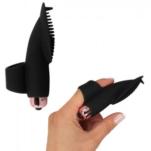 Magic Shiver Finger Vibrator - Black
