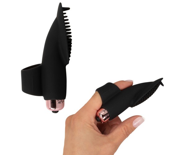 Magic Shiver Finger Vibrator - Black