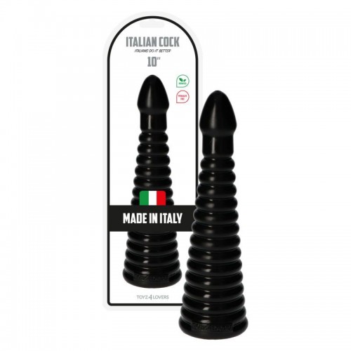 Italian Buttplug 10" - 26 cm - Svart