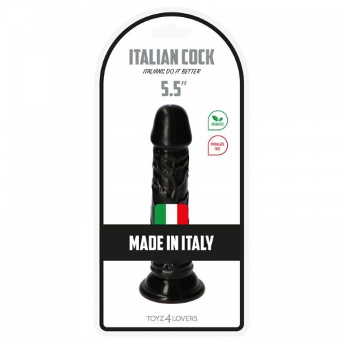 Italian Cock 5,5" - 14 cm - Svart
